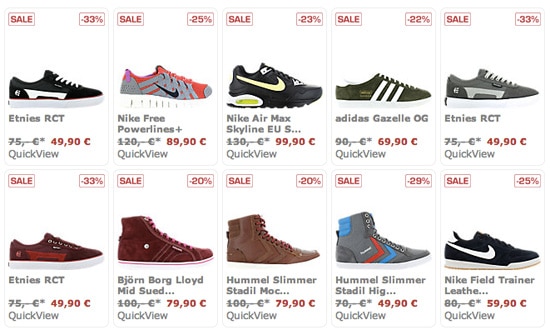 Markenschuhe günstig